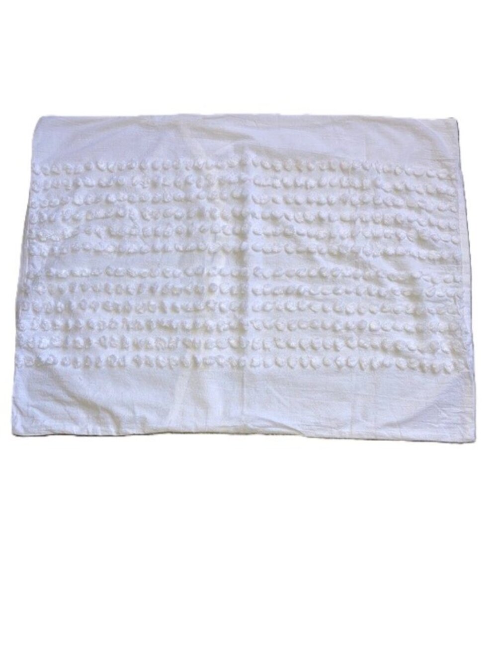 WEST ELM Pom Pom Pillowcase Envelope Closure STANDARD Size